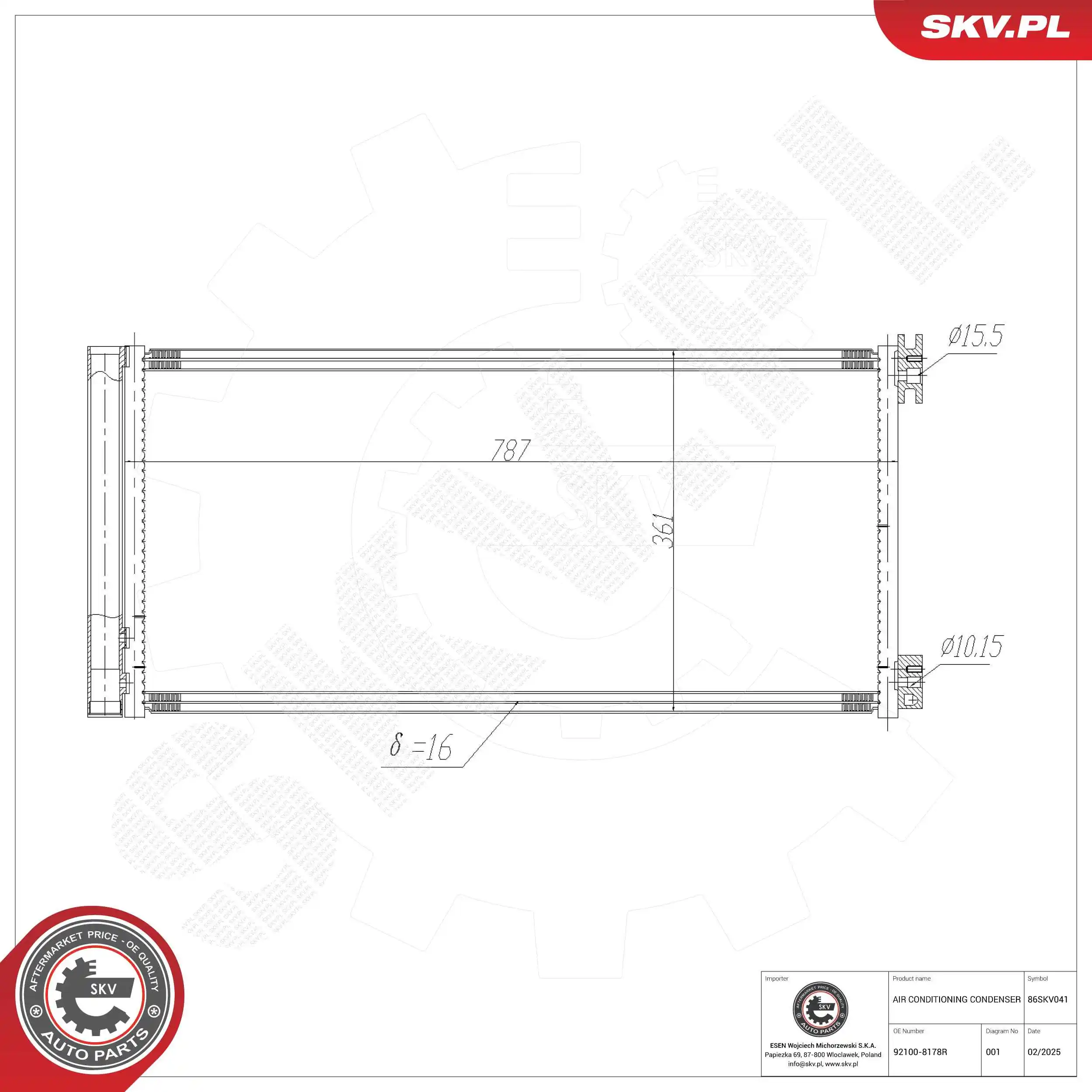 Condenser, air conditioning